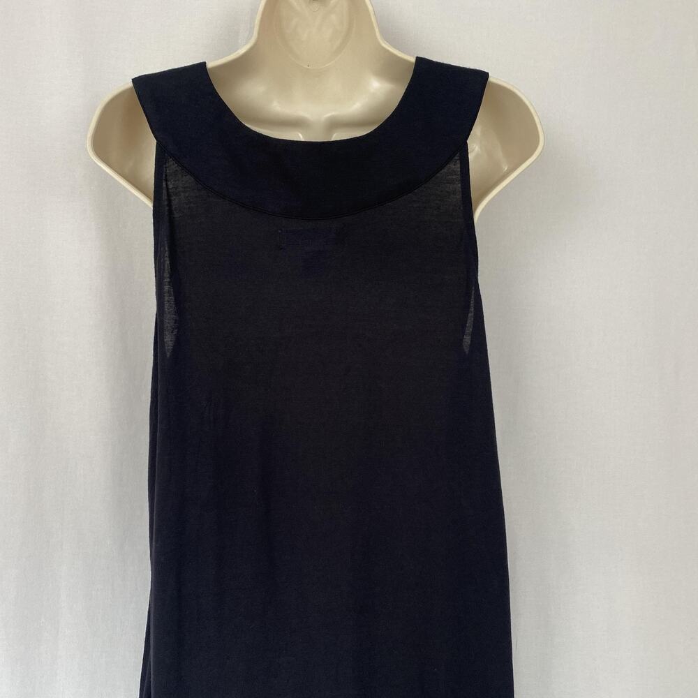 Cruise Wear Co Dress Womens XL Black Sequin Sleeveless Glam Resort Artsy Sheer - Picture 7 of 11